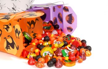 A box of Halloween treats.